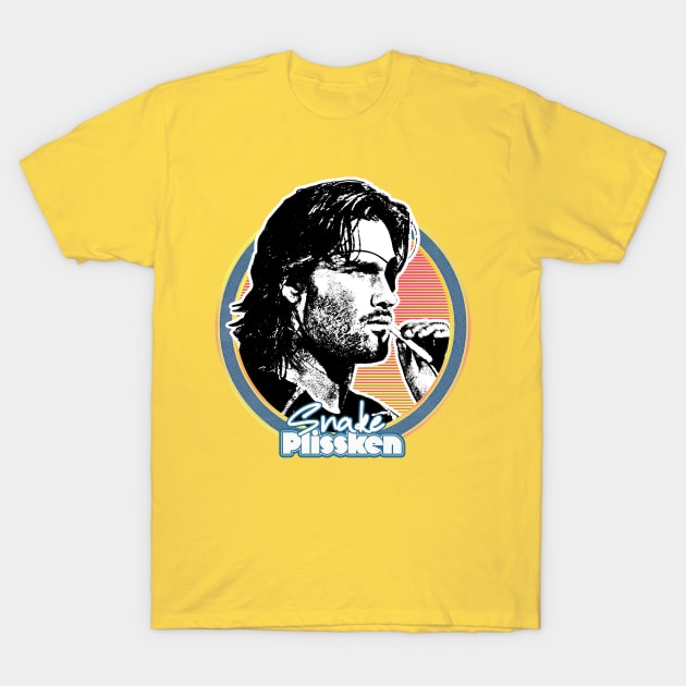 Snake Plissken // Retro 80s Fan Design T-Shirt by DankFutura